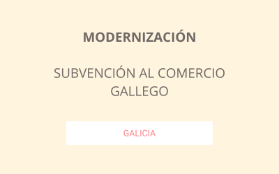 SUBVENCIÓN COMERCIO GALLEGO