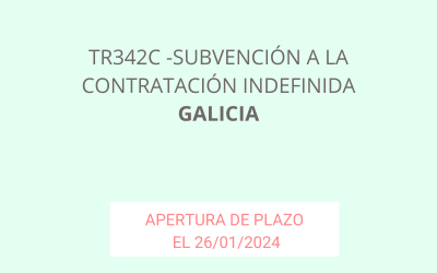 Galicia, incentivos a la contratación