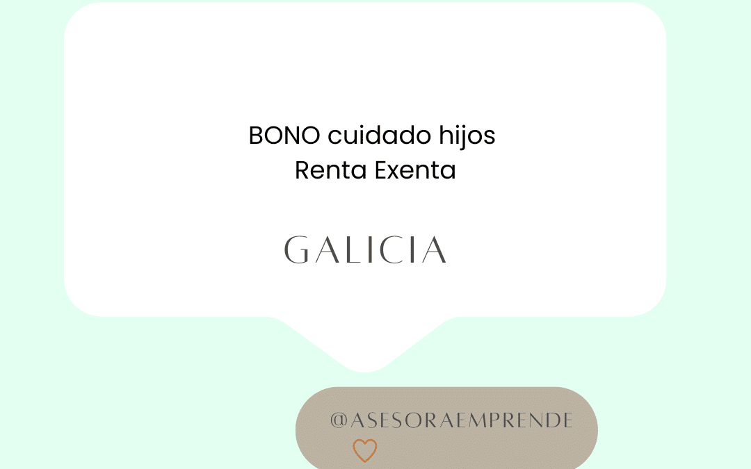 El Bono por cuidado de hijo no tributa