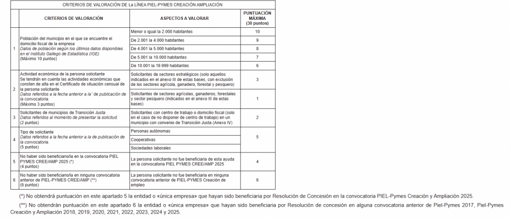 criterios pel empleo