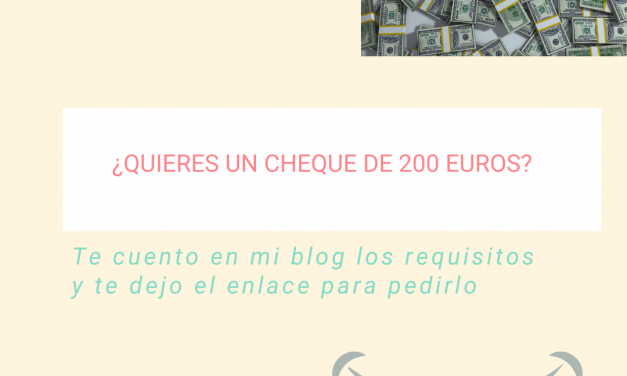 CHEQUE DE 200 EUROS
