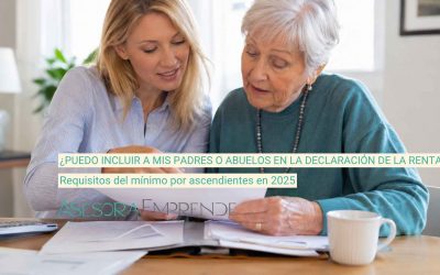 ¿Puedo incluir a mis padres o abuelos en la declaración de la renta? Requisitos del mínimo por ascendientes en 2025